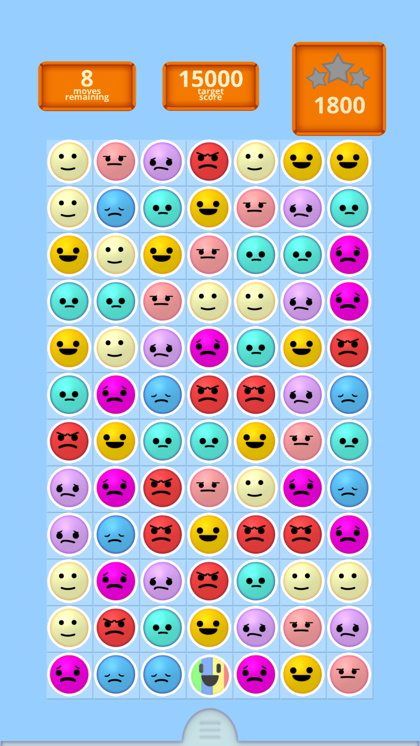 The match 3 game, Feeling Faces